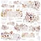 ARToptions Plum Grove Sentiments Rub-On Transfer Sheet